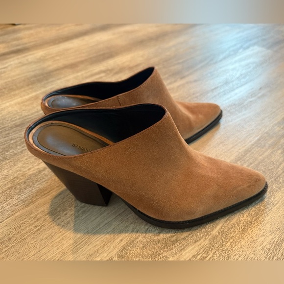 Banana Republic Western Suede Mules/size 8.5 - Picture 10 of 12
